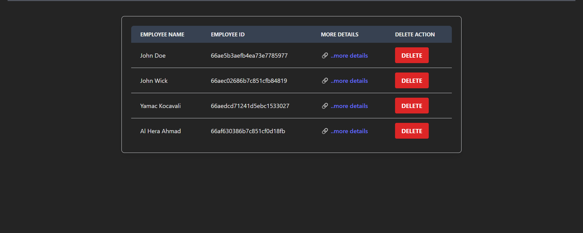 Cosmocloud Employee CRUD